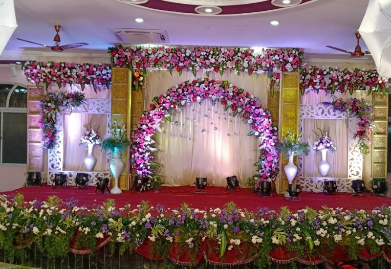 Bride and Groom Special Arrangements in Egmore
